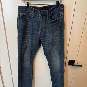 J. Crew Men's Dark Blue Slim Jeans